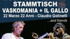 Claudio Golinelli e i Vaskomania cantano per celebrare il 22esimo anniversario dello Stammtisch Tavern
